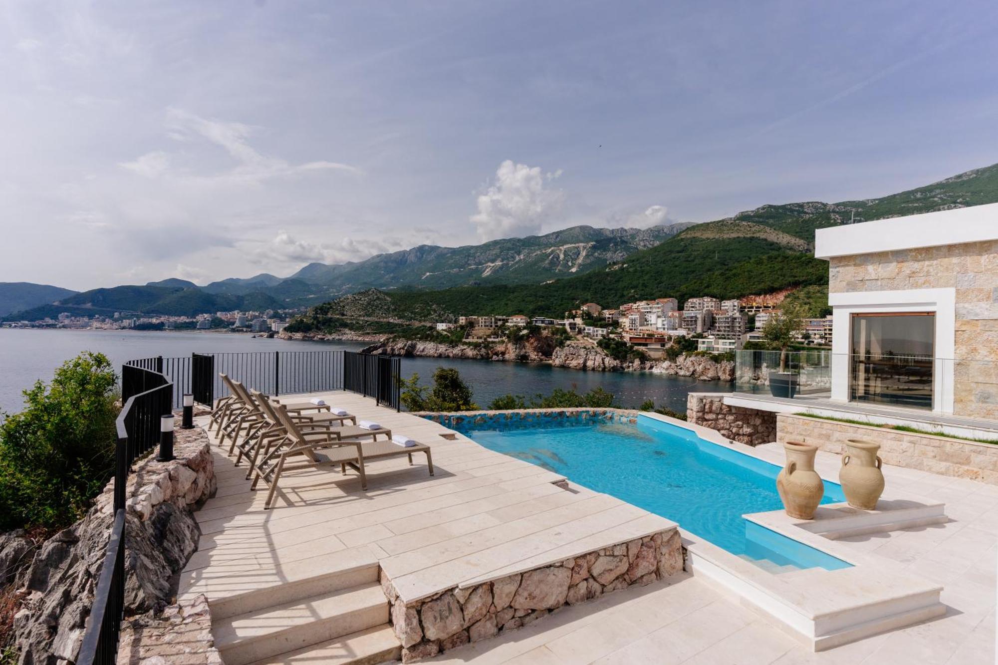 Blanche Cliff Apartments Sveti Stefan Ngoại thất bức ảnh
