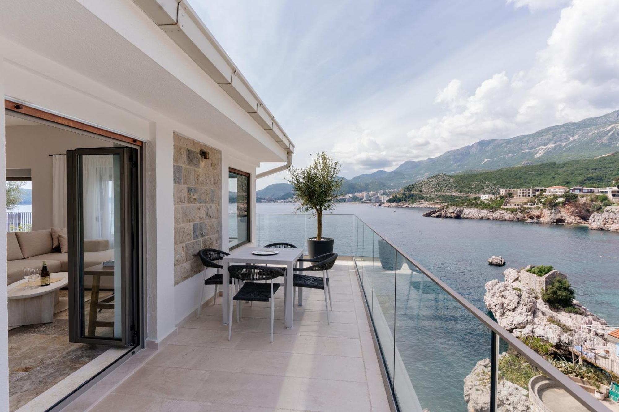 Blanche Cliff Apartments Sveti Stefan Ngoại thất bức ảnh