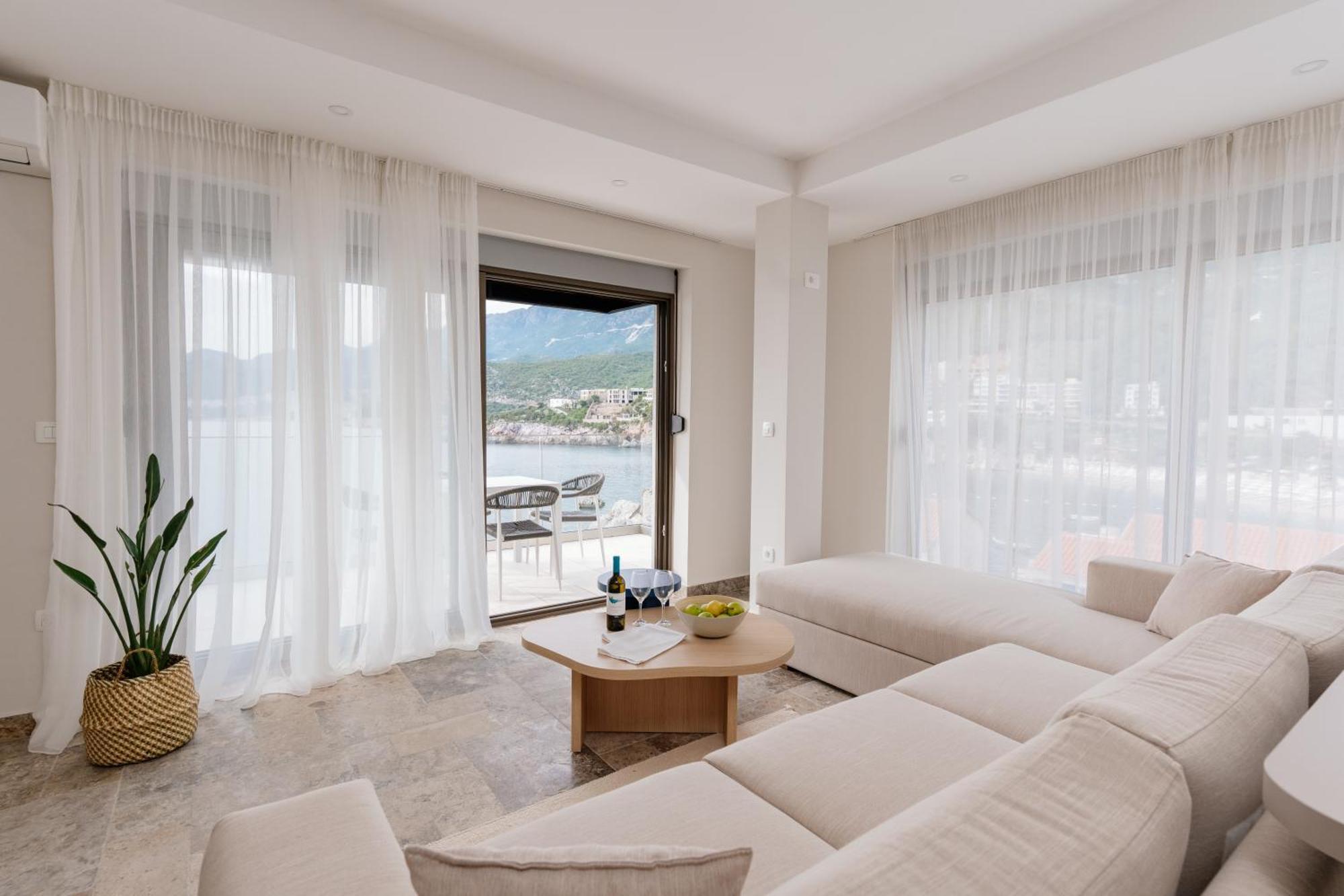 Blanche Cliff Apartments Sveti Stefan Ngoại thất bức ảnh