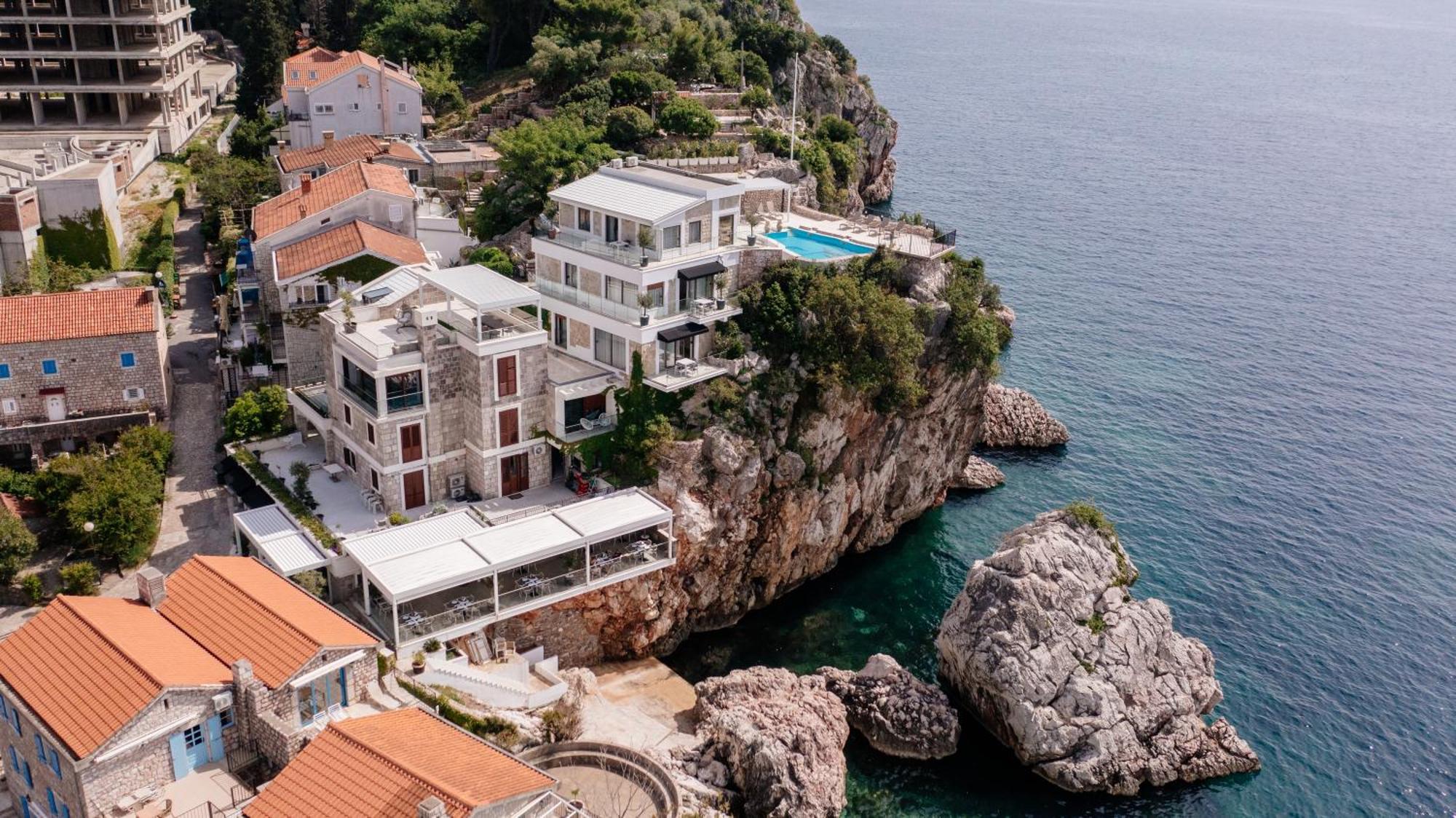 Blanche Cliff Apartments Sveti Stefan Ngoại thất bức ảnh