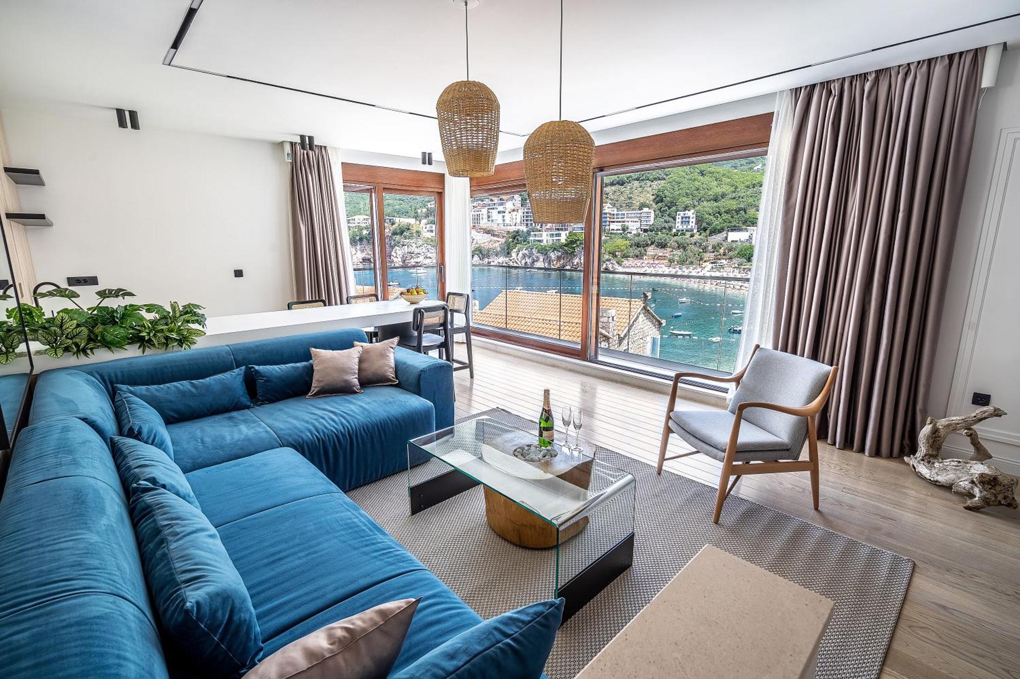 Blanche Cliff Apartments Sveti Stefan Ngoại thất bức ảnh